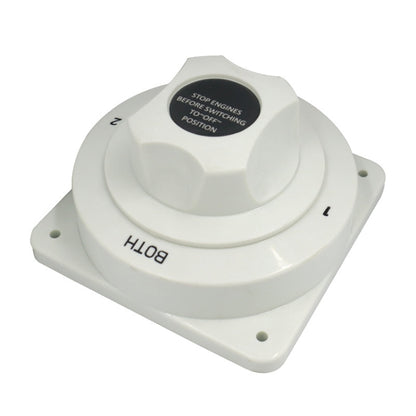 300A RV Yacht Battery Power Off Switch Four-speed Marine Protection Switch, Power Off Switch(White)