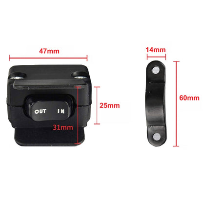 For UTV / Pickup Truck / ATV Electric Winch Relay Heavy Duty Solenoid Contactor with Rocker Arm & Switch, Winch Relay with Rocker Arm & Switch