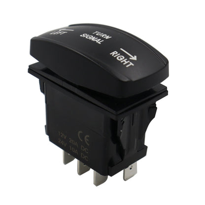 For UTV / ATU Car Turn Signal Light Toggle Switch Turn Signal Kit, Vertical Turn Switch, Horizontal Turn Switch, Vertical Green Turn Switch