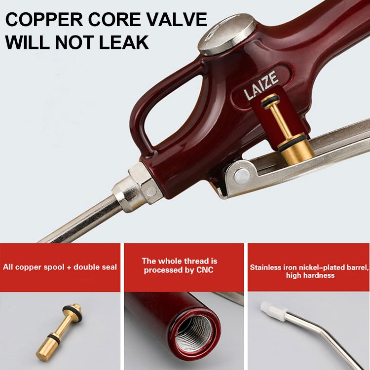 LAIZE Aluminum Alloy Cleaning Dust Removing Gun Strong Blow Dust Gun, Blow Dust Gun