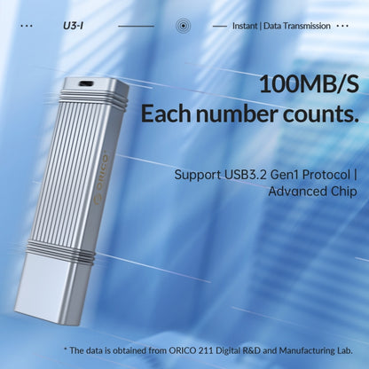 ORICO USB3.2 Gen1 USB Flash Drive, Read 260MB/s, Write 15MB/s, 32GB USB A, 32GB Type-C, 64GB USB A, 64GB Type-C, 128GB USB A, 128GB Type-C, 256GB USB A, 256GB Type-C