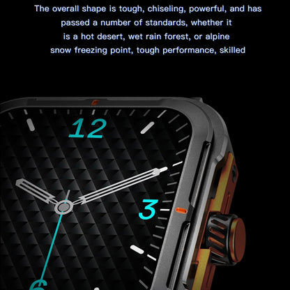 D09 1.9 inch TFT Square Screen Smart Watch Supports Blood Pressure Monitoring