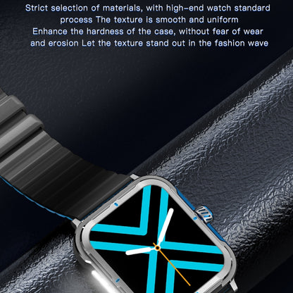 D09 1.9 inch TFT Square Screen Smart Watch Supports Blood Pressure Monitoring