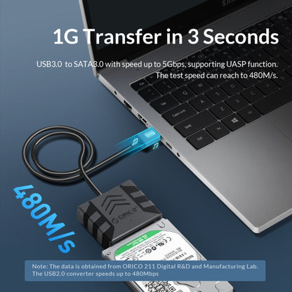 ORICO UTS1 Type-C / USB-C USB 3.0 2.5-inch SATA HDD Adapter with Silicone Case, 0.3m, 0.5m, 1m