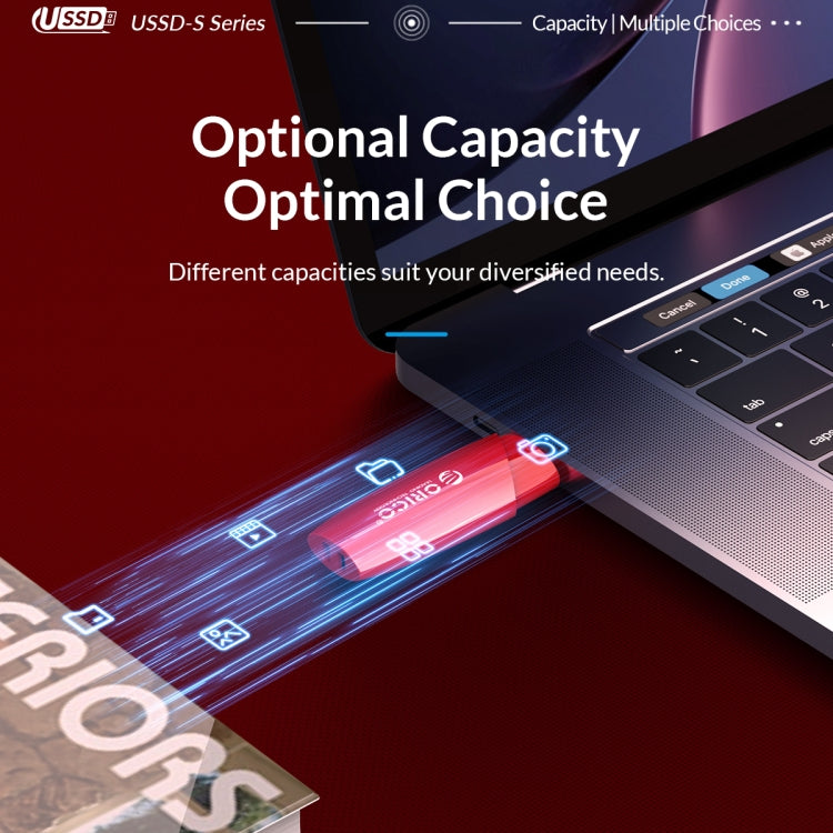 ORICO USB Solid State Flash Drive, Read: 520MB/s, Write: 450MB/s, 512GB USB-A