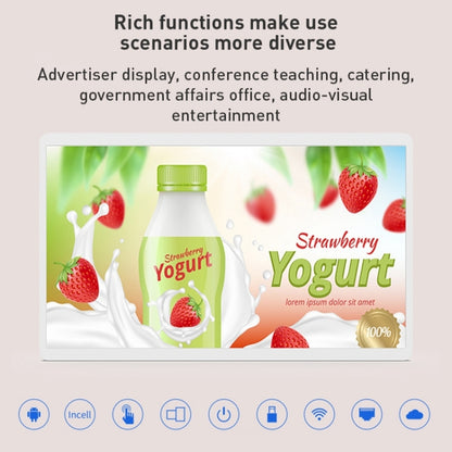 HSD3293T 32 inch IPS Display Advertising Machine Android 12, RK3399 4GB+32GB