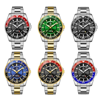 Ochstin 5019B Multifunctional Waterproof Stainless Steel Strap Quartz Watch