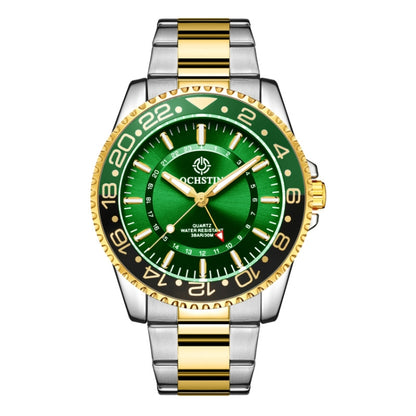 Ochstin 5019B Multifunctional Waterproof Stainless Steel Strap Quartz Watch