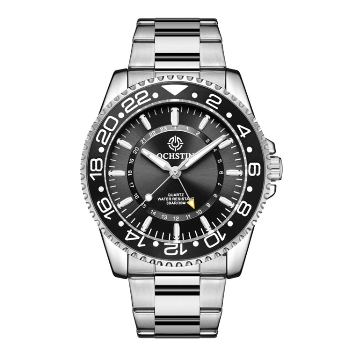 Ochstin 5019B Multifunctional Waterproof Stainless Steel Strap Quartz Watch