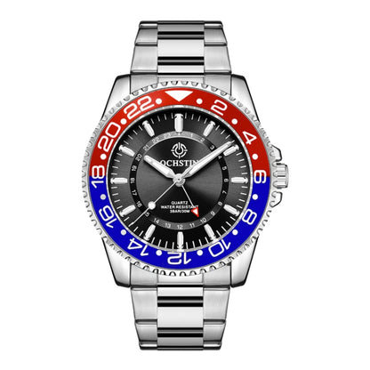 Ochstin 5019B Multifunctional Waterproof Stainless Steel Strap Quartz Watch