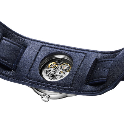 Ochstin 7266 Multifunctional Leather Wrist Wrist Waterproof Luminous Quartz Watch