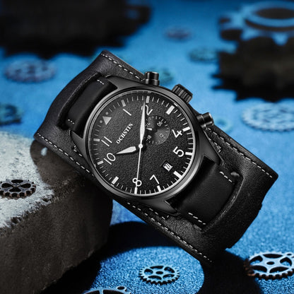 Ochstin 7228 Multifunctional Business Leather Wrist Wrist Waterproof Quartz Watch