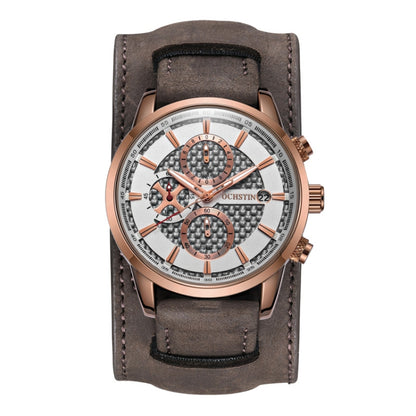 Ochstin 7231 Multifunctional Business Leather Wrist Wrist Waterproof Quartz Watch