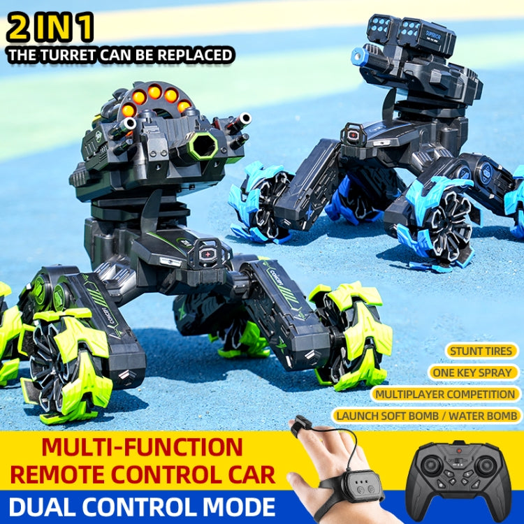 DM-518 Four-wheel Battle Blooming Tire Spray Remote Control Car, Single Control Soft Bomb, Single Control Water Bomb, Dual Control Soft Bomb, Dual Control Water Bomb