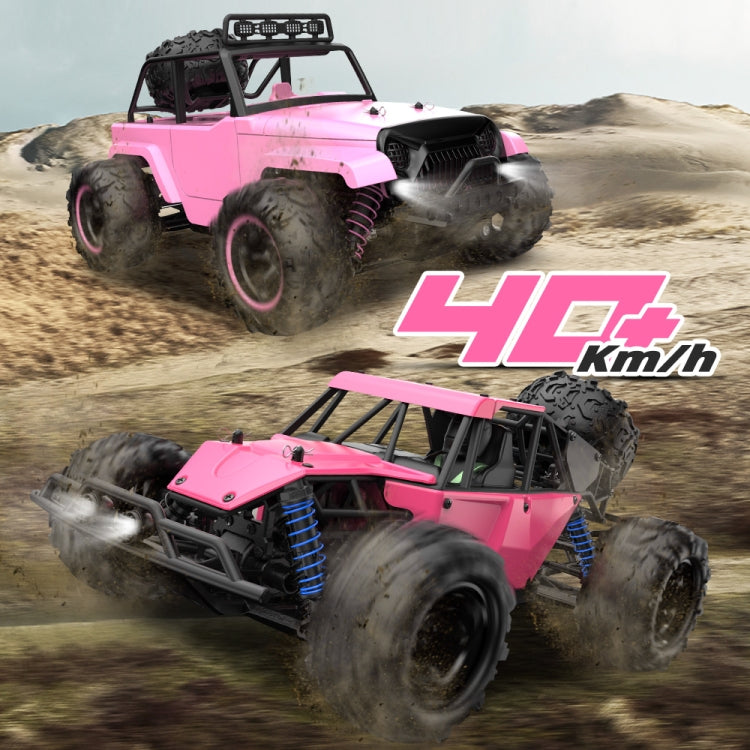 9304E 1:18 Full Scale Remote Control 4WD High Speed Car, 9304E(Pink), 9304E(Black)