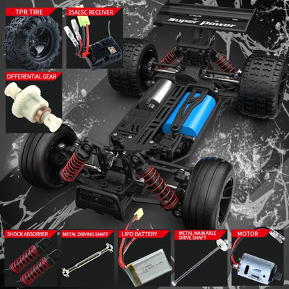 9306E 1:18 Full Scale Remote Control 4WD High Speed Car, 9306E(Blue)
