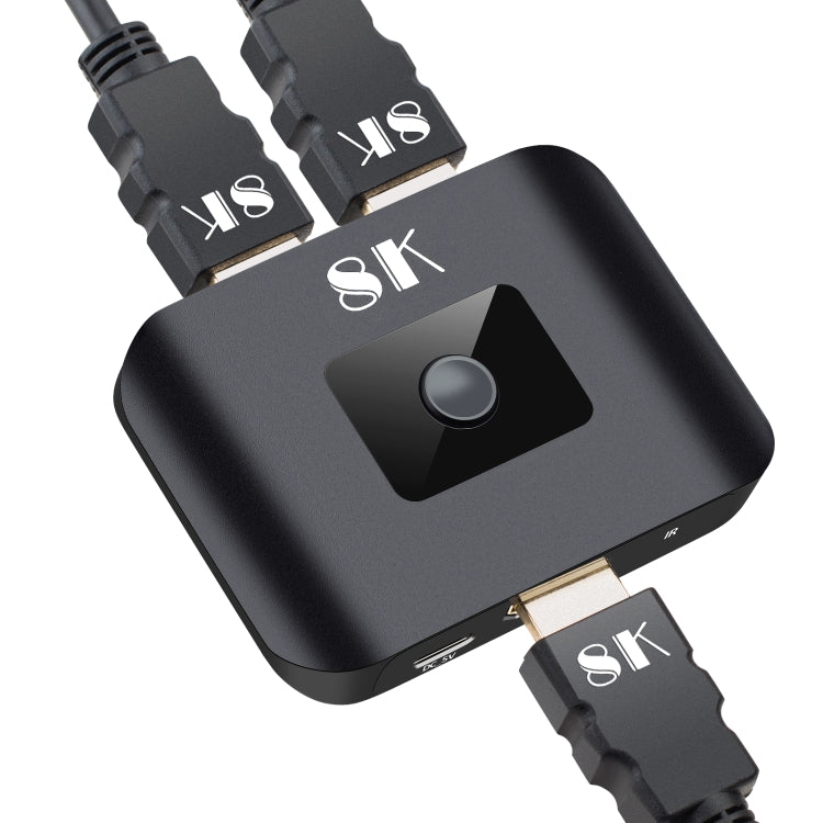 NK-H82 8K UHD HDMI 2X1 One-way Switch with Remote Control, NK-H82