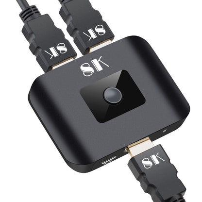 NK-H82 8K UHD HDMI 2X1 One-way Switch with Remote Control, NK-H82