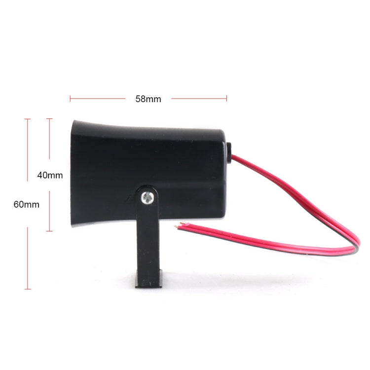 Car 12V Reversing Warning Siren Backup Sound Beep Alarms Horn, Alarms Horn