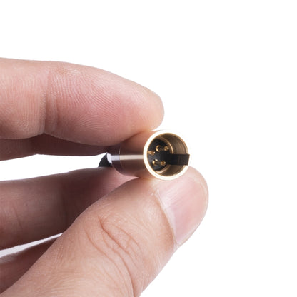 SB423M120-03 3.5mm Male to Mini XLR 3pin Male Audio Cable, Length: 30cm, 3.5mm to Mini XLR