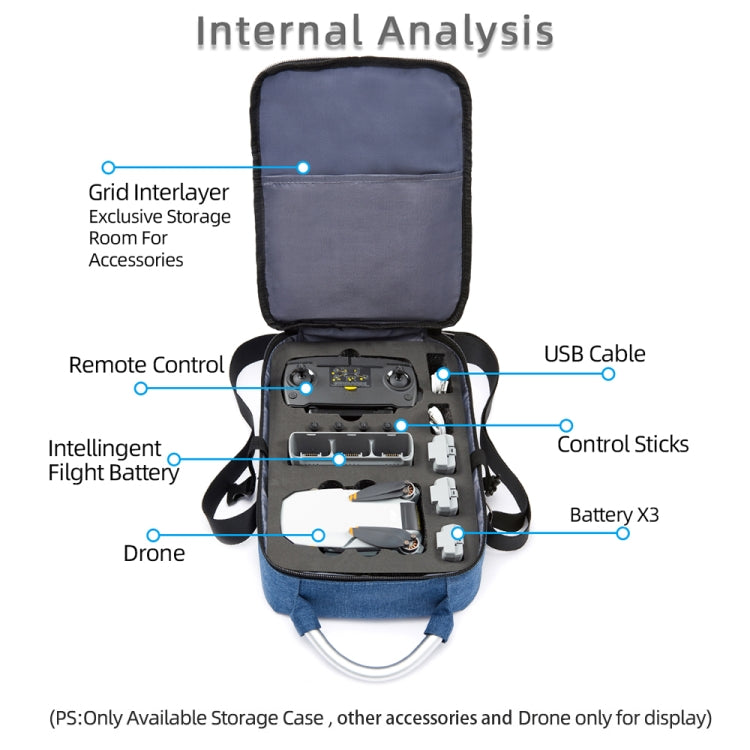 Shockproof Single Shoulder Storage Carrying Case Box Bag, Size: 31 x 23 x 10cm, For DJI Mini SE