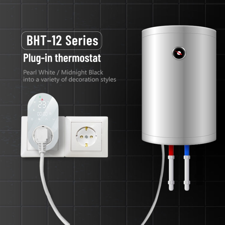 Plug-in LED Thermostat, EU Plug, BHT12-E, BHT12-EW