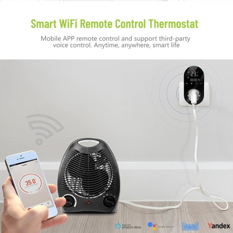 Plug-in LED Thermostat, EU Plug, BHT12-E, BHT12-EW