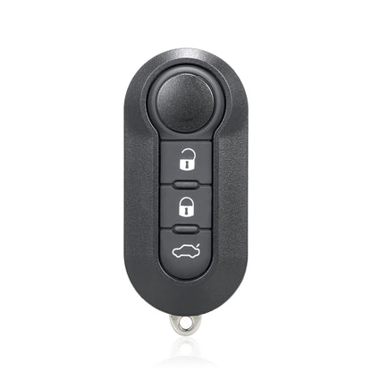 For Fiat 3 Button Folding Car Key Case Remote Control Shell SIP22, Black Switch Button, White Switch Button, Black Special Button, White Switch Trunk Button