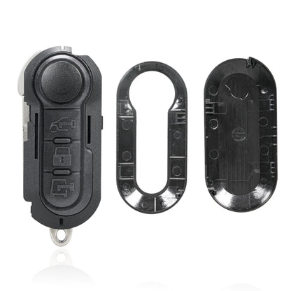 For Fiat 3 Button Folding Car Key Case Remote Control Shell SIP22, Black Switch Button, White Switch Button, Black Special Button, White Switch Trunk Button