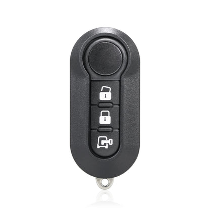 For Fiat 3 Button Folding Car Key Case Remote Control Shell SIP22, Black Switch Button, White Switch Button, Black Special Button, White Switch Trunk Button