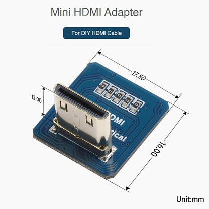 Waveshare Vertical Mini HDMI Plug Adapter Module, For DIY HDMI Cable