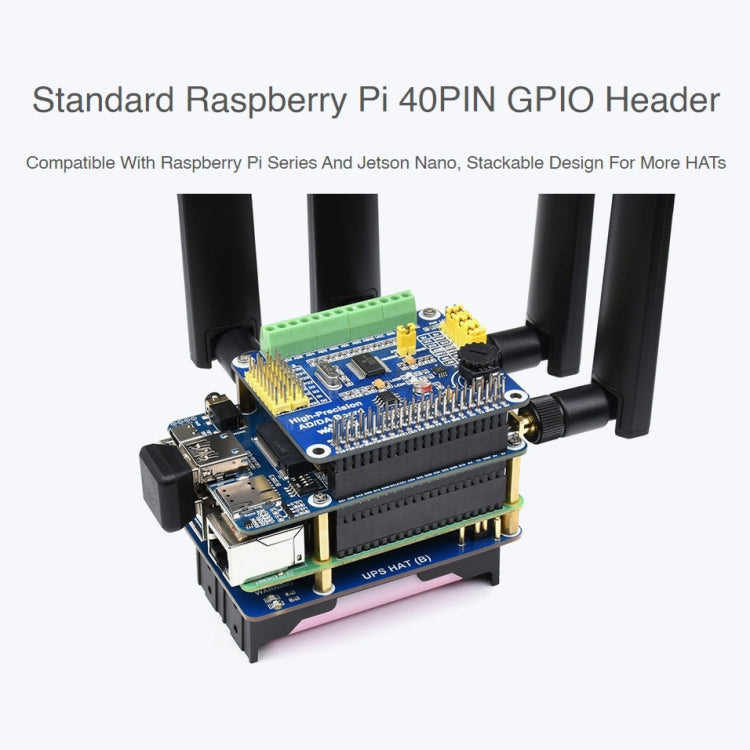Waveshare SIM8262E-M2/SIM8202G-M2 5G HAT Multi-band For Raspberry Pi, Multi-band