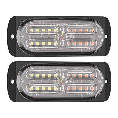 2pcs DC12-24V 3.2W Car 20LED Ultra-thin Strobe Light, 20LED