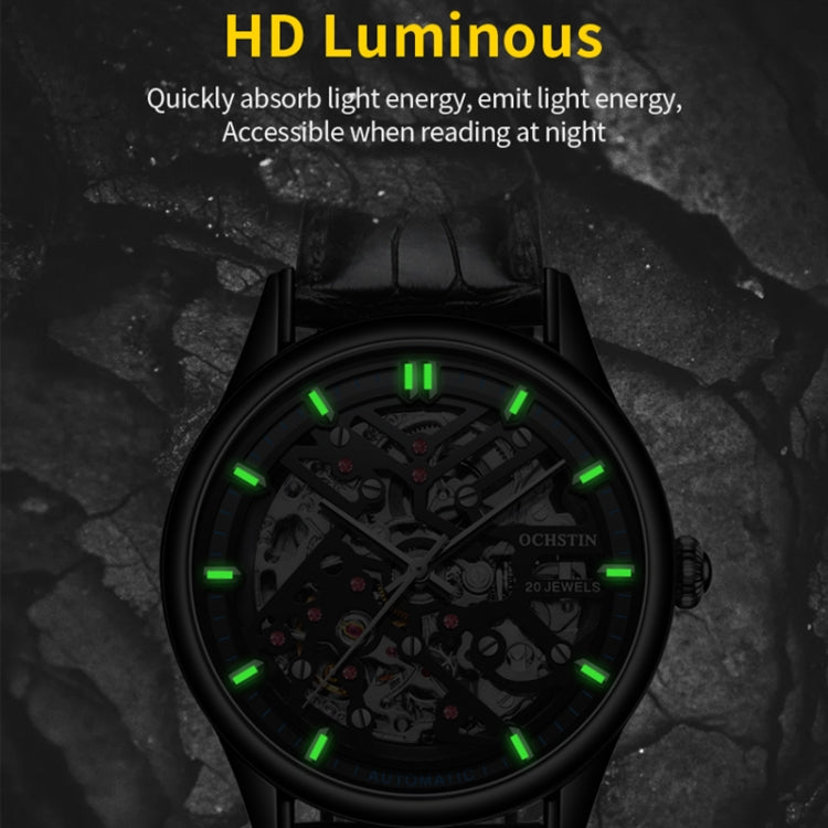 OCHSTIN 6020C Masterpiece Hollow Mechanical Men Watch