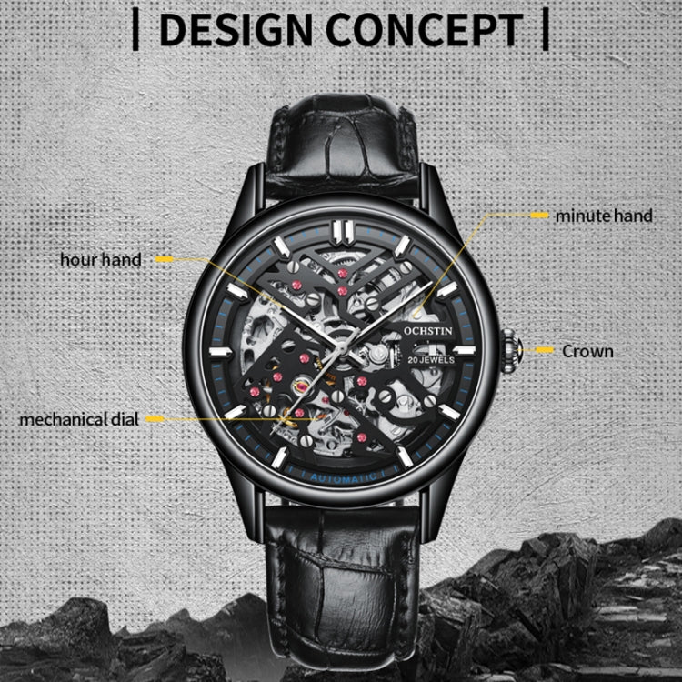OCHSTIN 6020C Masterpiece Hollow Mechanical Men Watch