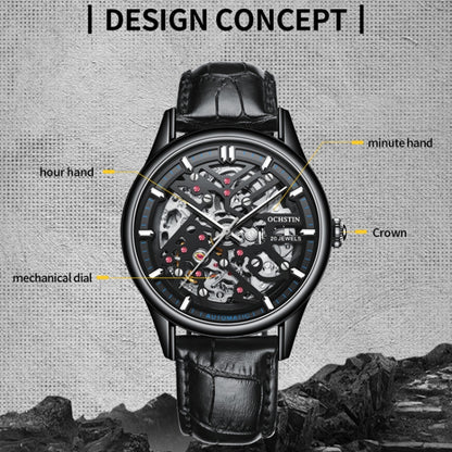 OCHSTIN 6020C Masterpiece Hollow Mechanical Men Watch