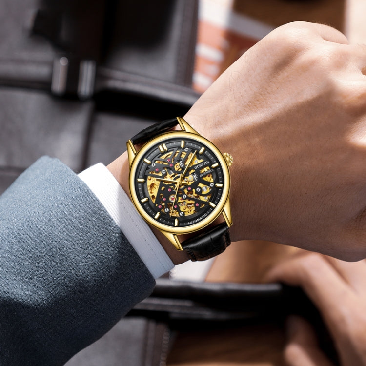 OCHSTIN 6020C Masterpiece Hollow Mechanical Men Watch