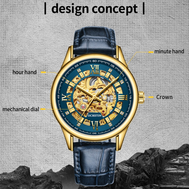 OCHSTIN 6020D Masterpiece Hollow Mechanical Men Watch