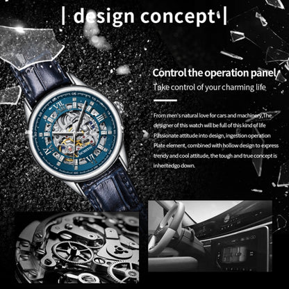 OCHSTIN 6020D Masterpiece Hollow Mechanical Men Watch
