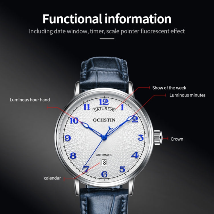 OCHSTIN 6141A Masterpiece Day-date Mechanical Men Watch