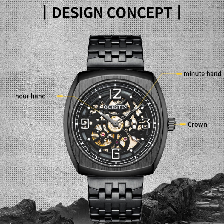 OCHSTIN 7262 Masterpiece Series Mechanical Steel Band Men Watch