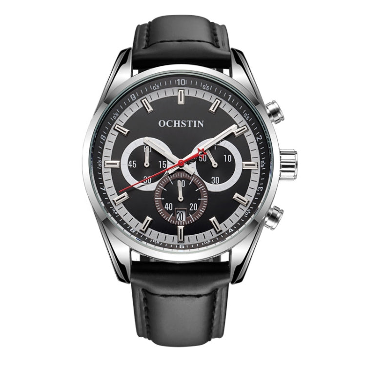 Ochstin 6046A Business Style Quartz Men Leather Watch