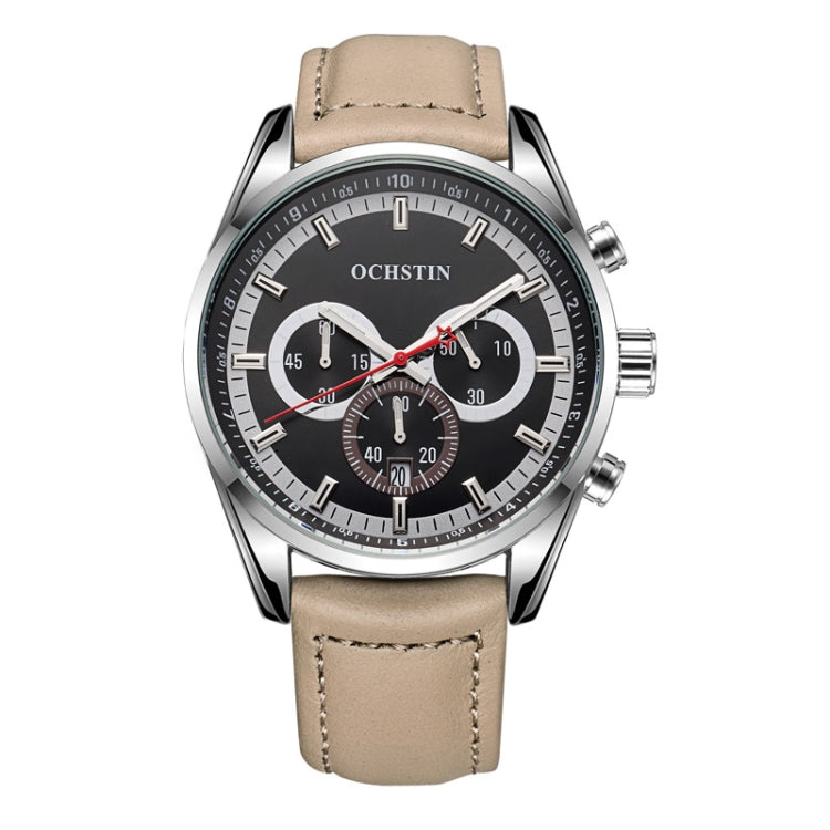 Ochstin 6046A Business Style Quartz Men Leather Watch