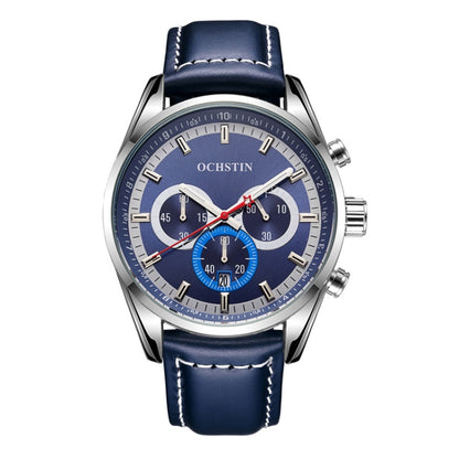 Ochstin 6046A Business Style Quartz Men Leather Watch