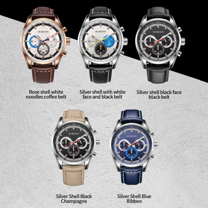 Ochstin 6046A Business Style Quartz Men Leather Watch