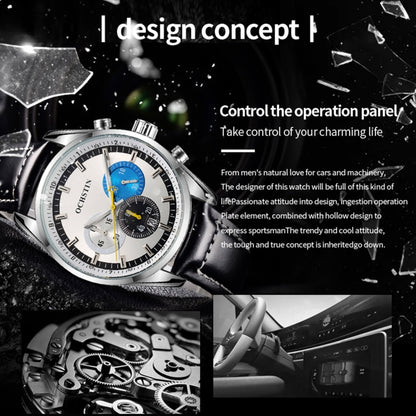 Ochstin 6046A Business Style Quartz Men Leather Watch