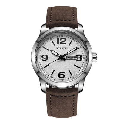 Ochstin 6047B Business Style Quartz Men Leather Watch