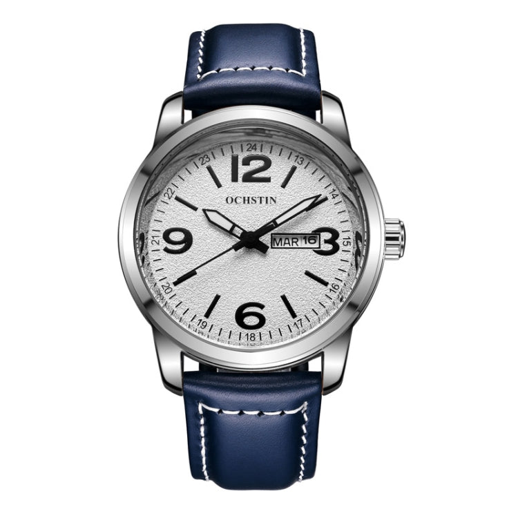 Ochstin 6047B Business Style Quartz Men Leather Watch