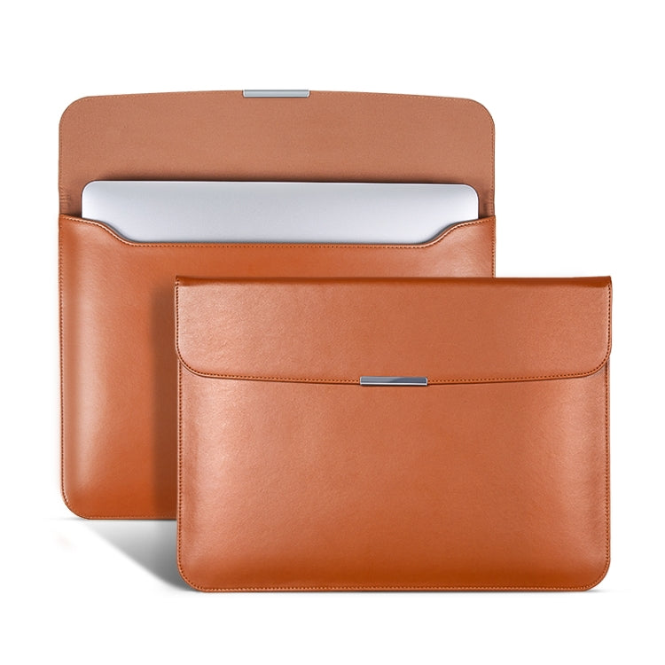 Ultra-thin PU Leather Laptop Sleeve, For 13.3 / 13.6 / 14 inch Laptop, For 15 / 15.4 / 16 inch Laptop