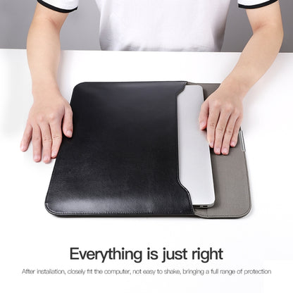 Ultra-thin PU Leather Laptop Sleeve, For 13.3 / 13.6 / 14 inch Laptop, For 15 / 15.4 / 16 inch Laptop